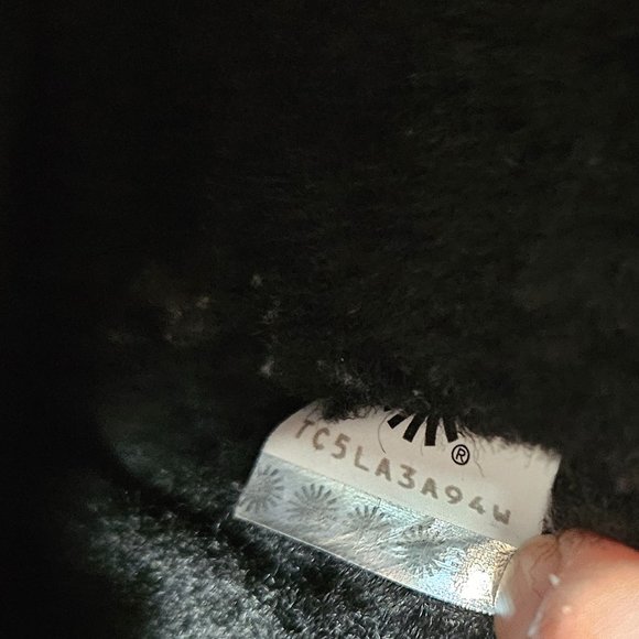 Ugg Bailey Bow II black Boots Sherpa Lined Women's Size 9-9.5? - Picture 7 of 8